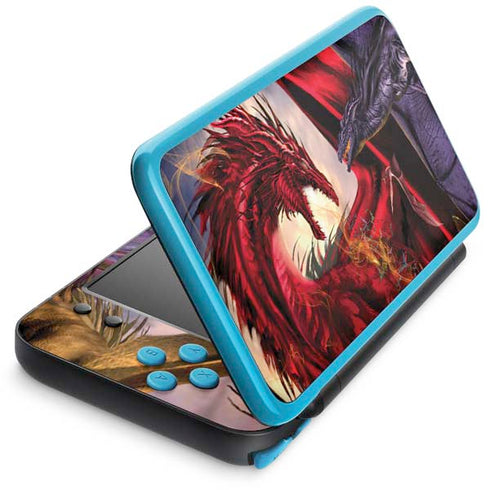 Dragon Battle by Ruth Thompson Nintendo Skins